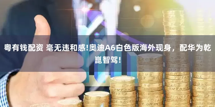 粤有钱配资 毫无违和感!奥迪A6白色版海外现身，配华为乾崑智驾!